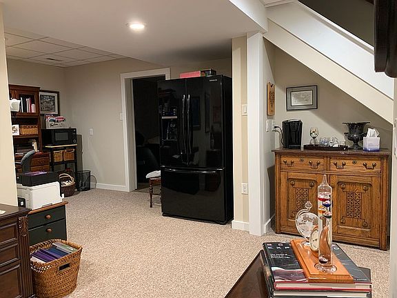 Lower level office area