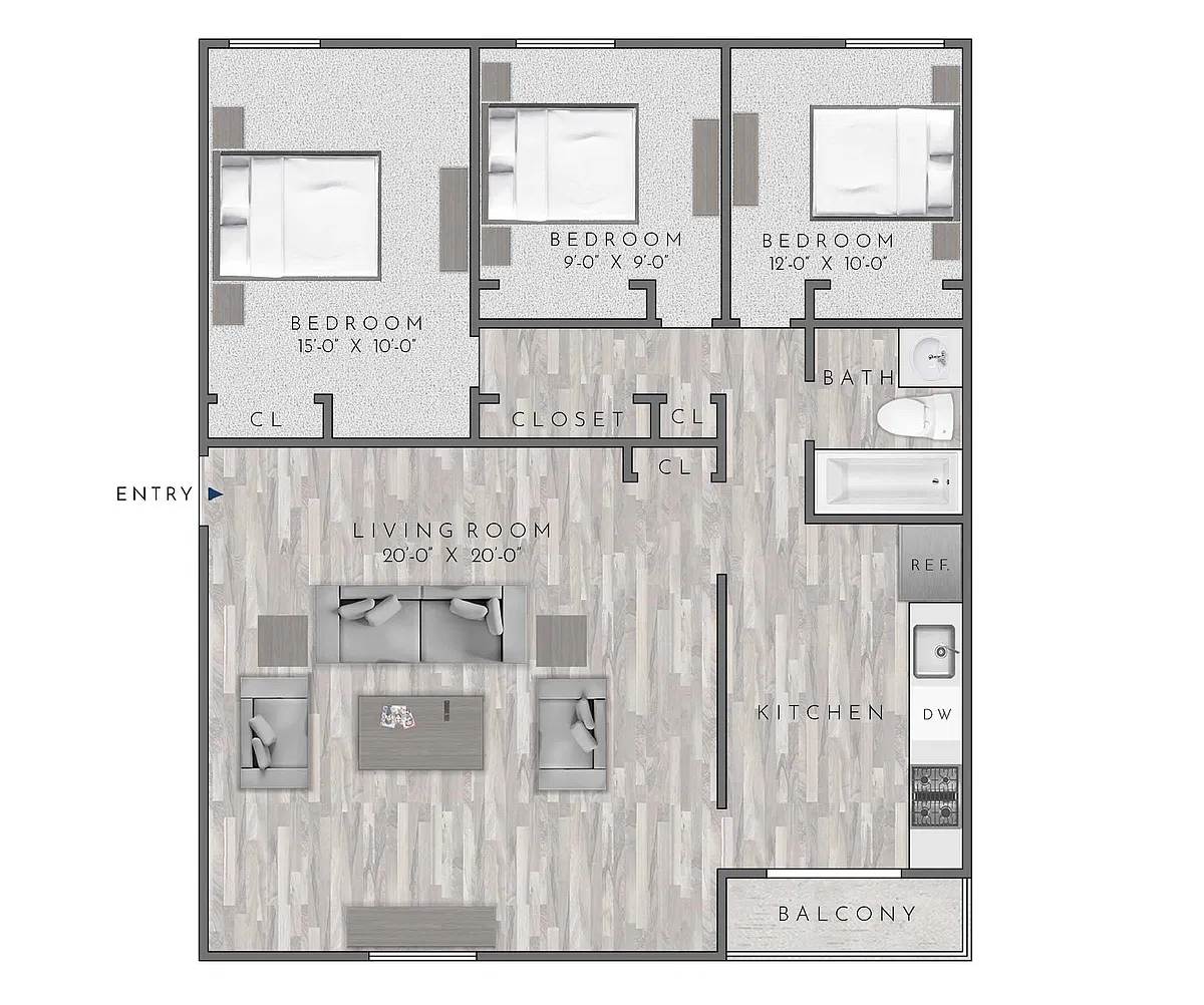 Floor plan C1