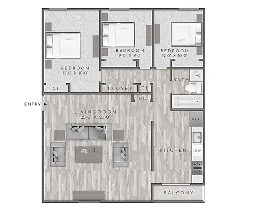 Floor plan C1