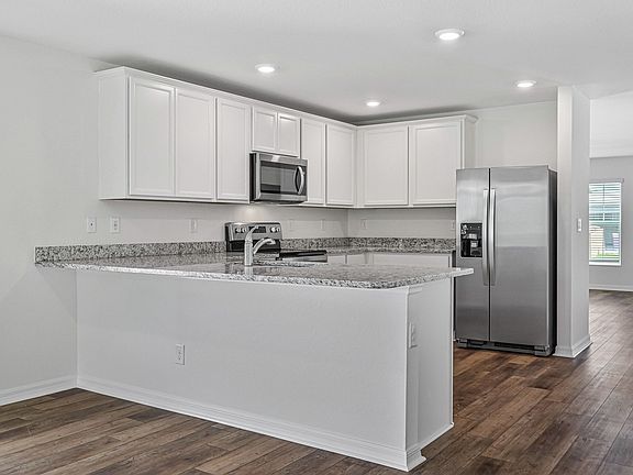 The Estero has stainless steel appliances ready for you to use