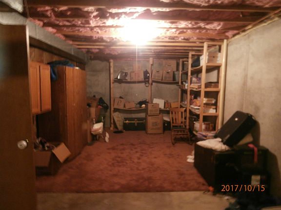 Unfinished basement