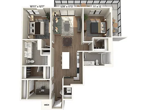 Floor plan B11-D-Scheme3