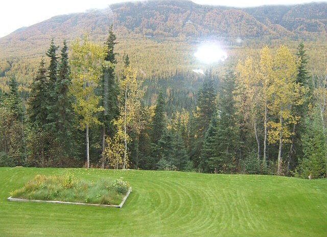 Backyard down to Eagle River