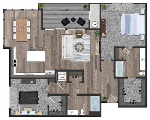 Floor plan Mount Evans (B4)