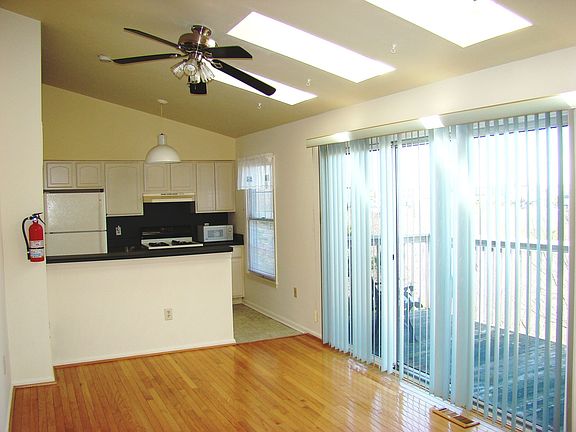 Kitchen with skylights