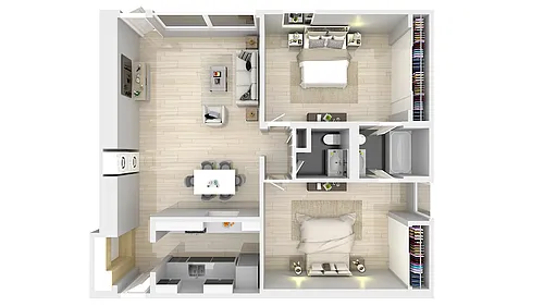 Floor plan 2 X 15