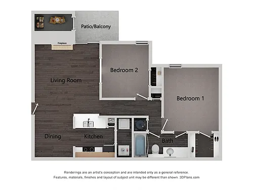 Floor plan B1
