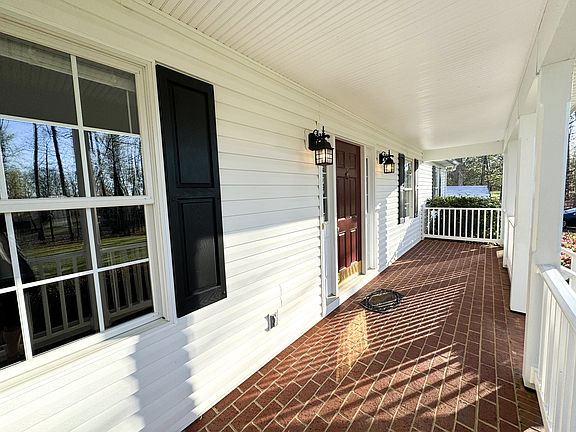 Front porch showing - all brick measuring 6 x 30.