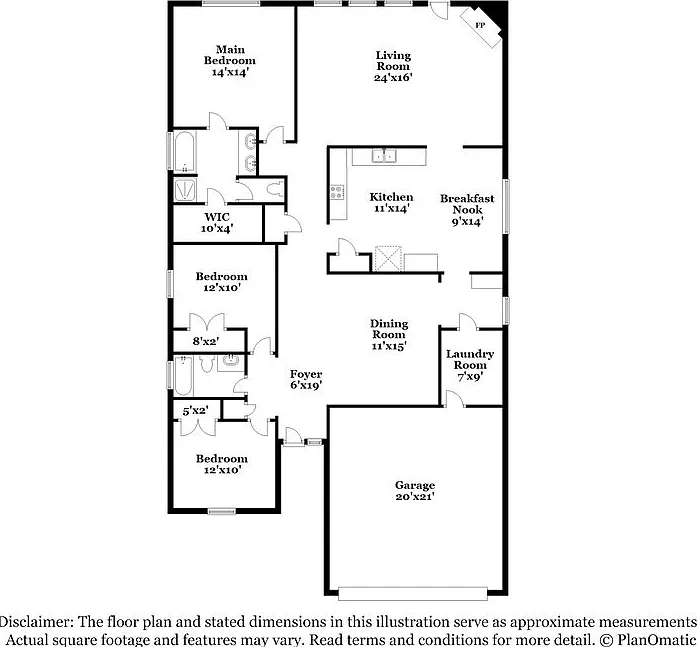3 bed, 2.0 bath, 2118 sqft, $2,335 — Photo 2