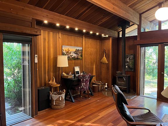 Living room area and entrance