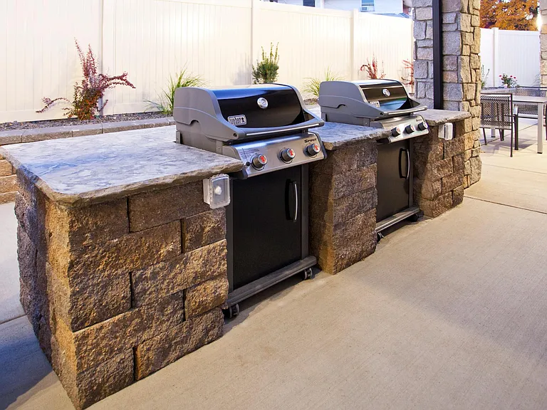 Outdoor BBQ Area