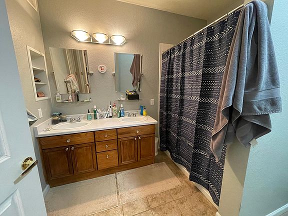 Master Bathroom with double vanity.