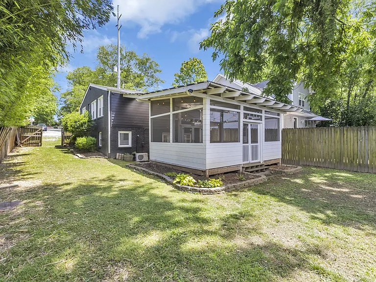Large Fenced Yard with Screened-In Porch