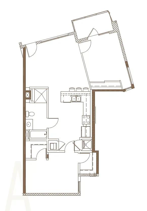 Floor plan 2x1 PH