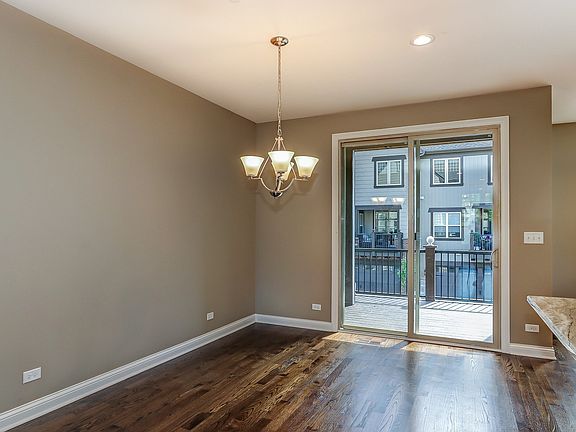 Dining area with balcony access