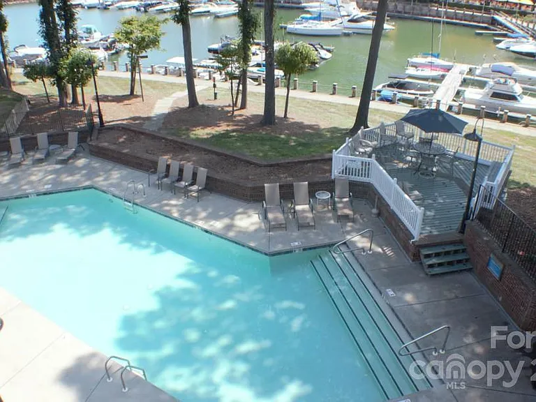 View of Pool & Lake Norman from deck
