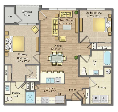 Floor plan Devonshire