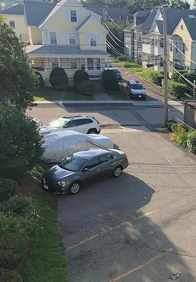 Two Parking Spaces
