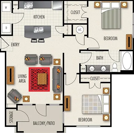 B1B Floor Plan Image B1B Floor Plan Image