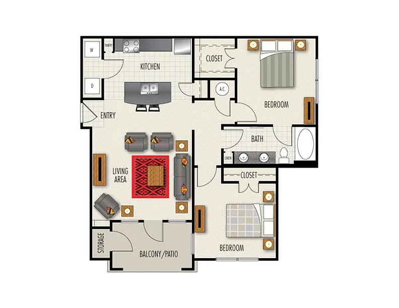 Floor plan B1B