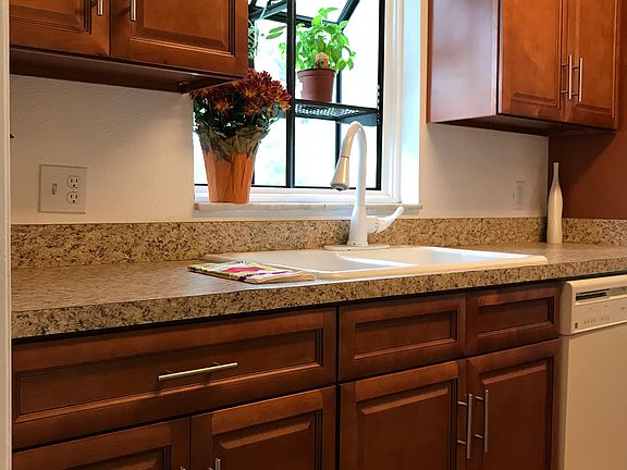 Kitchen view from Garage