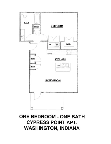 Floor plan 1 Bed