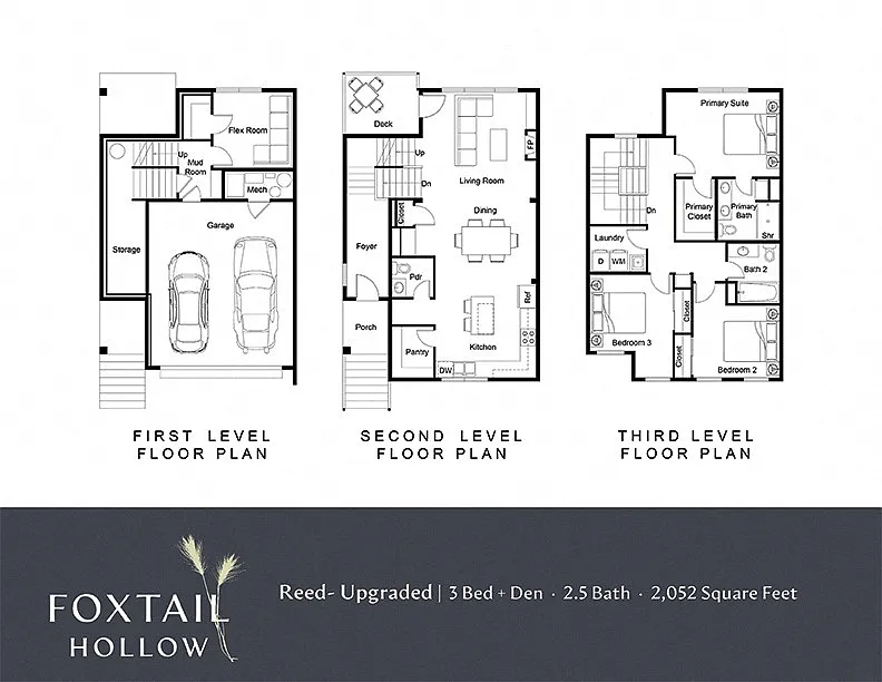 Floor plan Reed - Upgraded