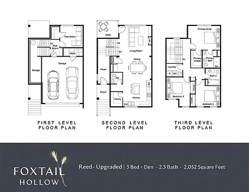 Floor plan Reed - Upgraded