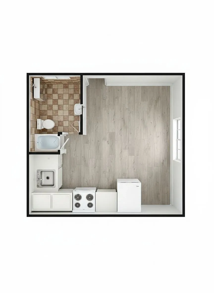 Floor plan Studio