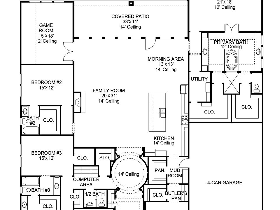 4297S Plan, Bridgeland 80', Cypress, TX 77433 Zillow