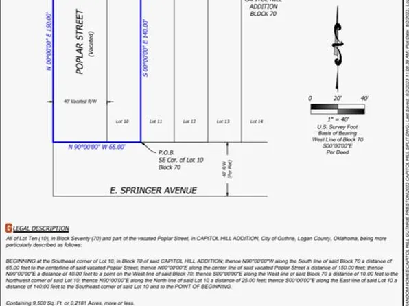 1416 E Springer Ave Lot 10, Guthrie, OK 73044