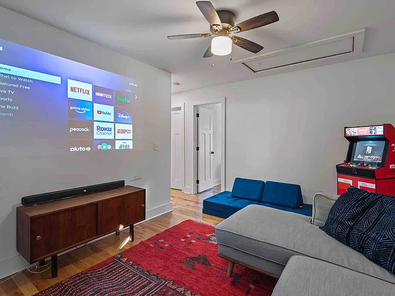 Upstairs den