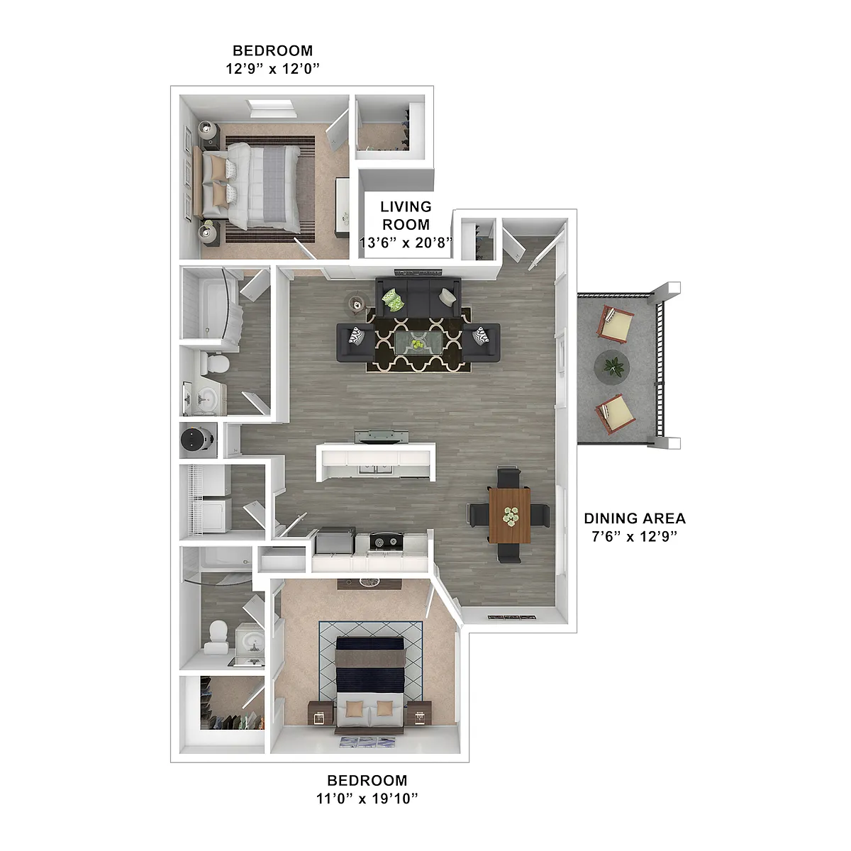 Floor plan B3