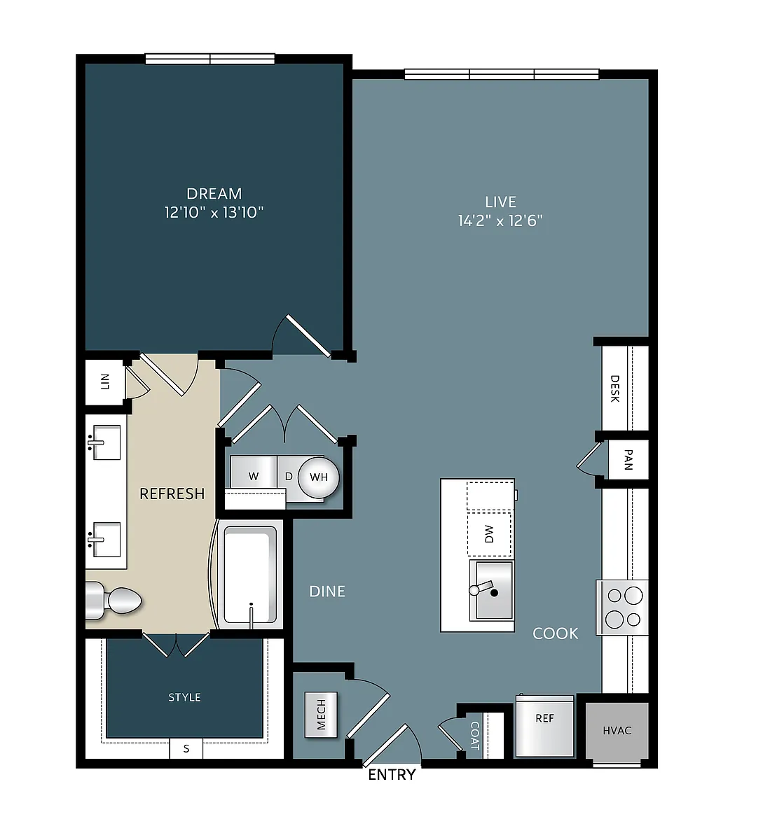 Floor plan A52