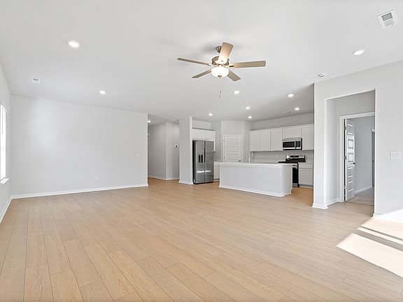 Open Concept with Island bar seating