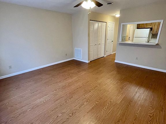 Living room facing kitchen