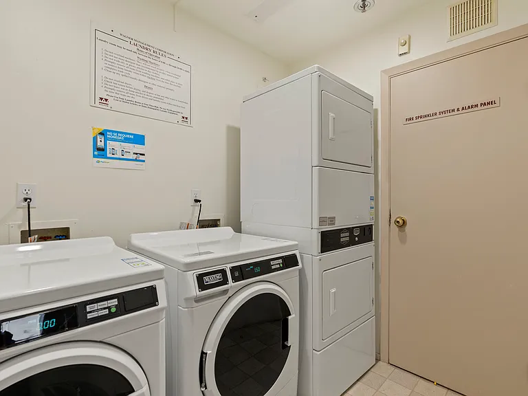 Convenient Well Maintained On-Site Laundry Facility