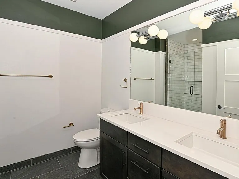 Bathroom with double vanity