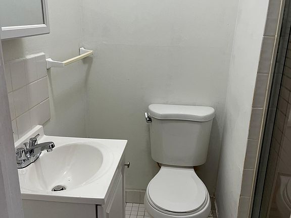 small bathroom with shower