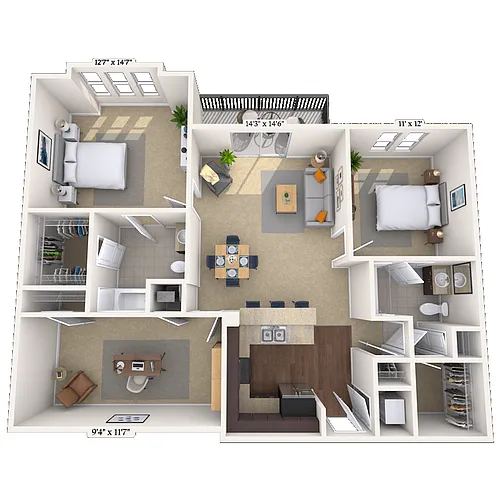 Floor plan Paris