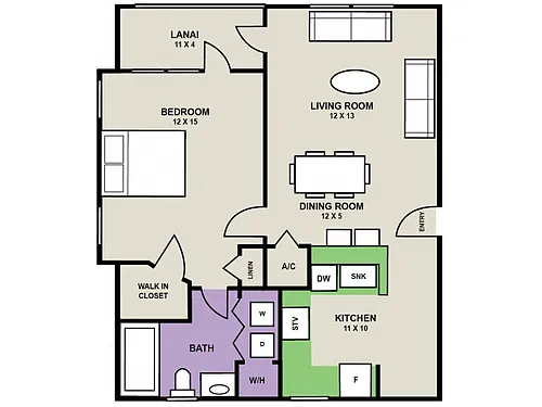 Floor plan The Heron
