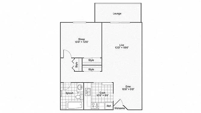 Floor plan The Dylan