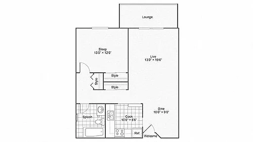 Floor plan The Dylan