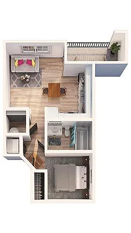 Floor plan E1B