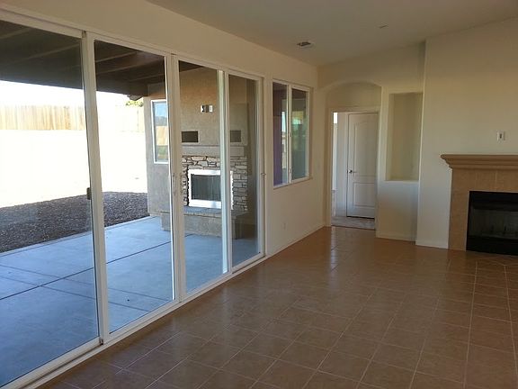 out to covered patio