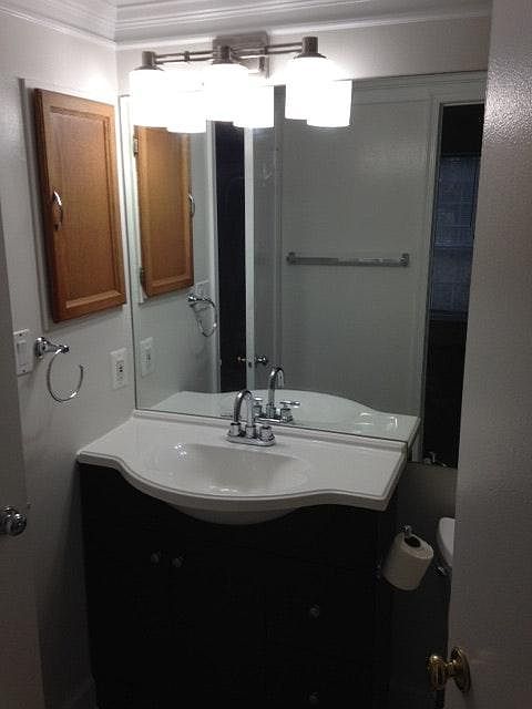 Newly renovated bathroom