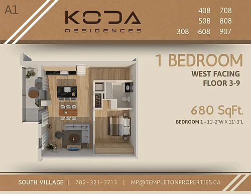 Floor plan 907