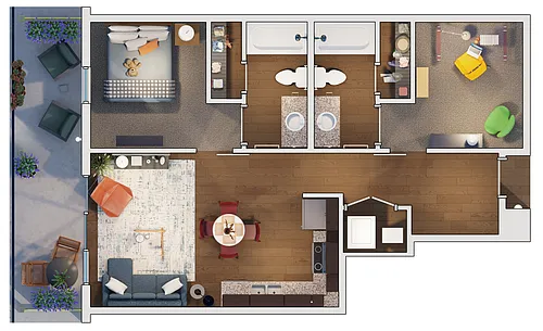 Floor plan B6