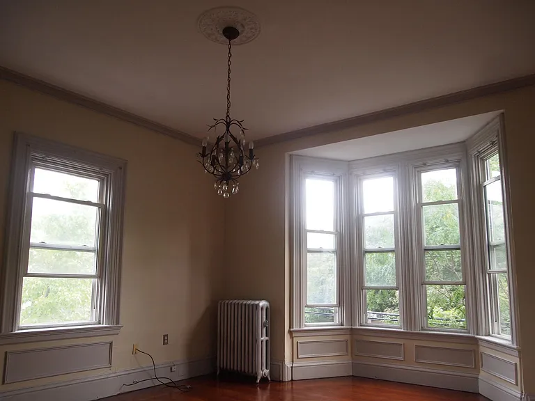 Living room on a cloudy day