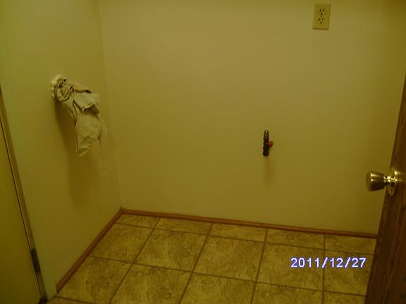 washer dryer hook up